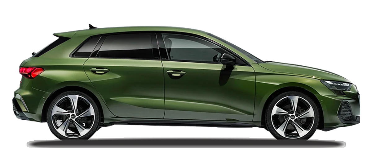 Audi A3 Sportback, vue de profil (visuel catalogue)