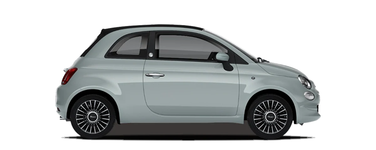 Fiat 500 CC, vue de profil (visuel catalogue)