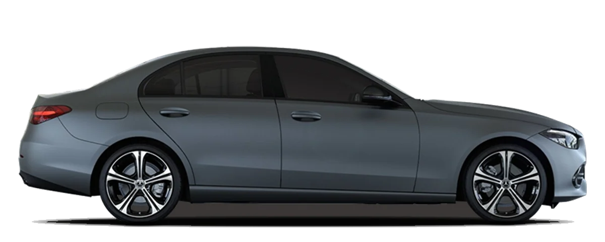 Mercedes C220d, vue de profil (visuel catalogue)