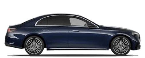 Mercedes E220d, vue de profil (visuel catalogue)