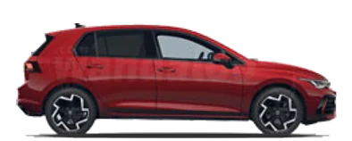 Volkswagen Golf 8.5, vue de profil (visuel catalogue)