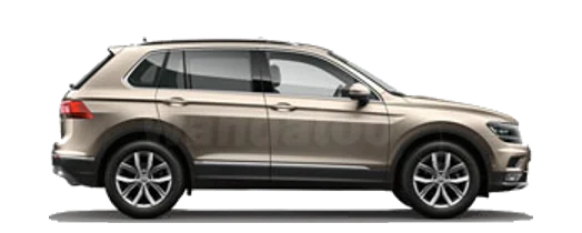Volkswagen Tiguan, vue de profil (visuel catalogue)