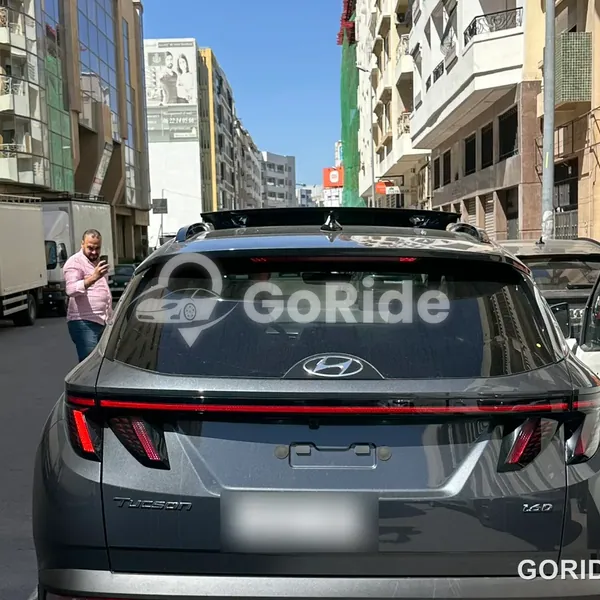 Hyundai Tucson de Peddle Car, photo réelle (plaque floutée)